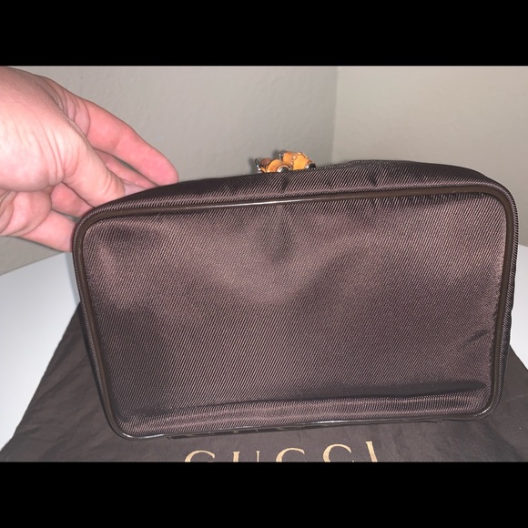 Authentic Gucci bamboo top handle clutch box bag - Picture 6 of 9